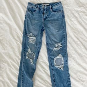 Levi’s jeans (724 high rise straight cropped)